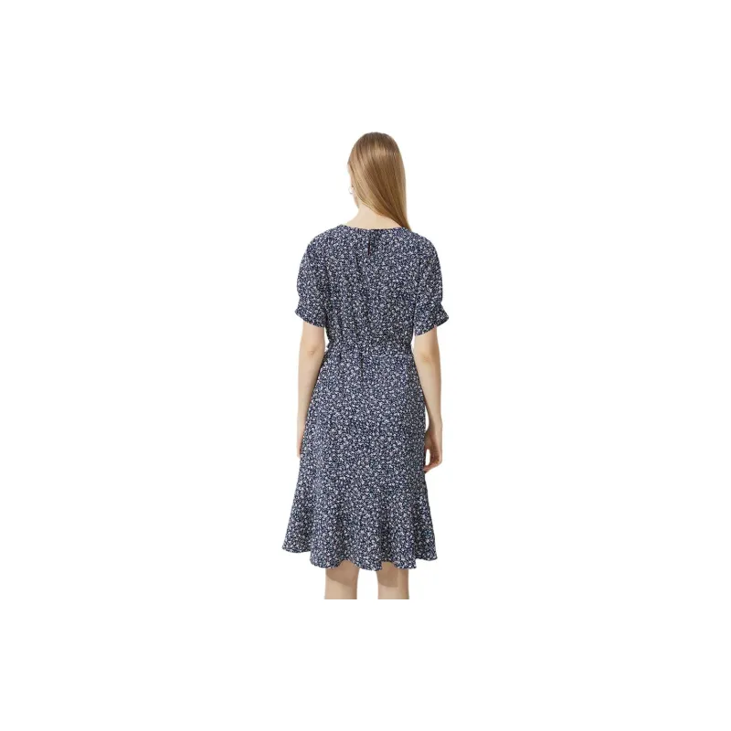 Hush Puppies Short Sleeved Dresses Women's Dark Blue-2