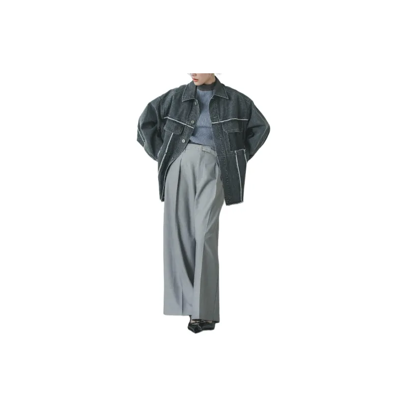 PUBLIC TOKYO Denim Jacket Women's Black-2