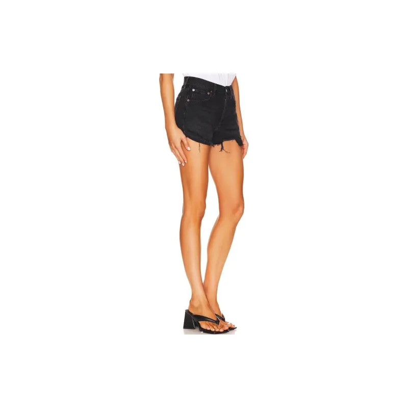 AGOLDE Casual Shorts Women's Black-2