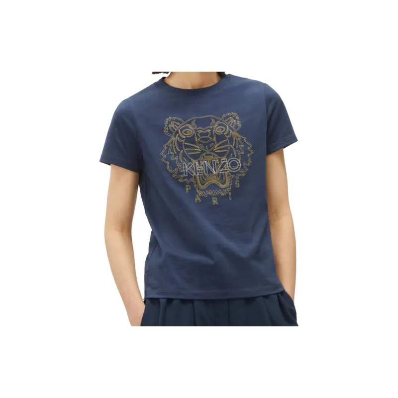 KENZO T-Shirts Women's Navy-2