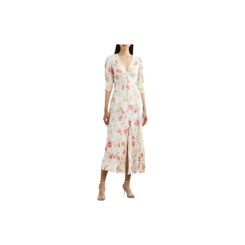 Rixo SS24 Short-Sleeved Dresses Women's Multicolor-1