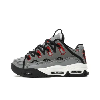 OSIRIS Skateboard Shoes Unisex Low Top Gray Red