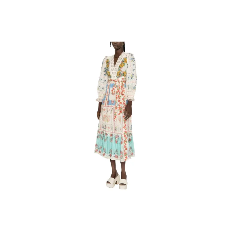 Zimmermann Long Sleeved Dresses Women's White-3