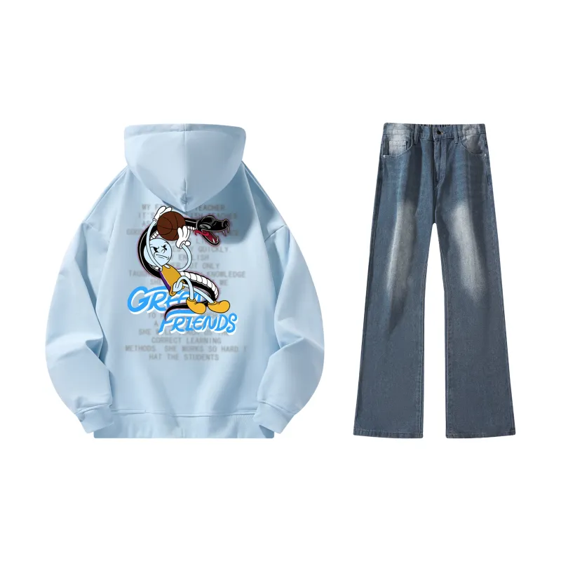 GF x WULIAOYUAN LIANMINGKUAN Sweatshirt Set Unisex-15
