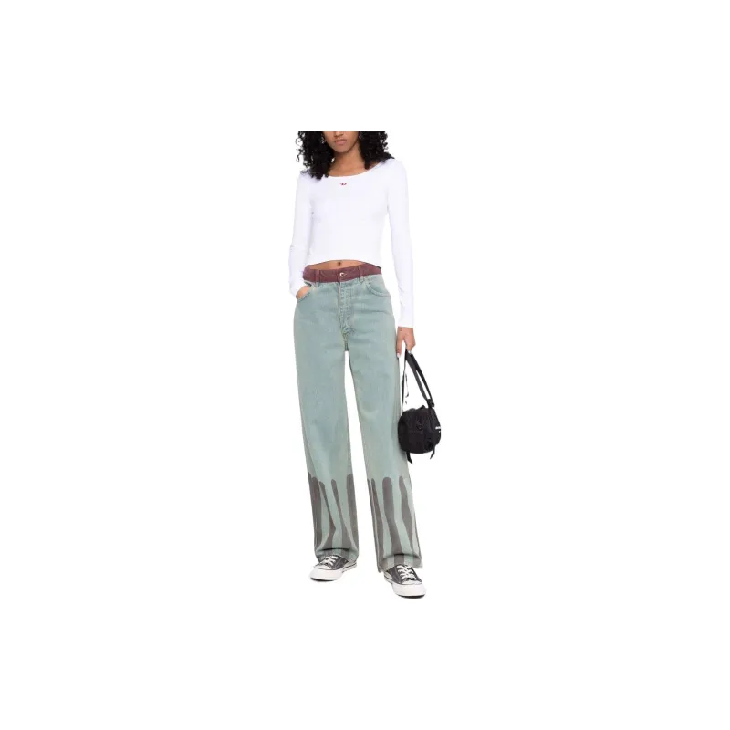 DIESEL Crop Tops Women's White-1