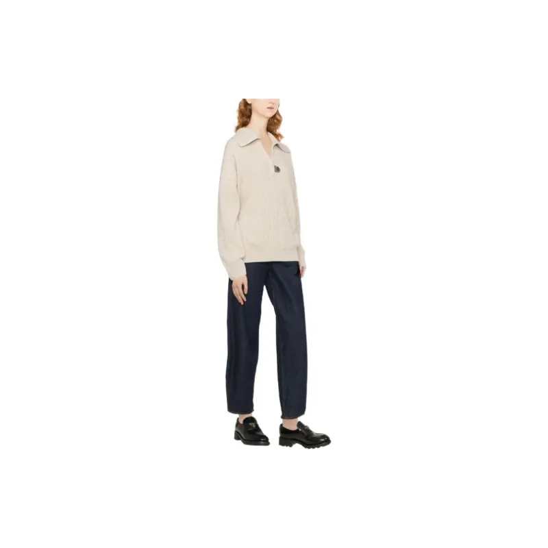 Brunello Cucinelli FW22 Sweater Women's Light Brown-2