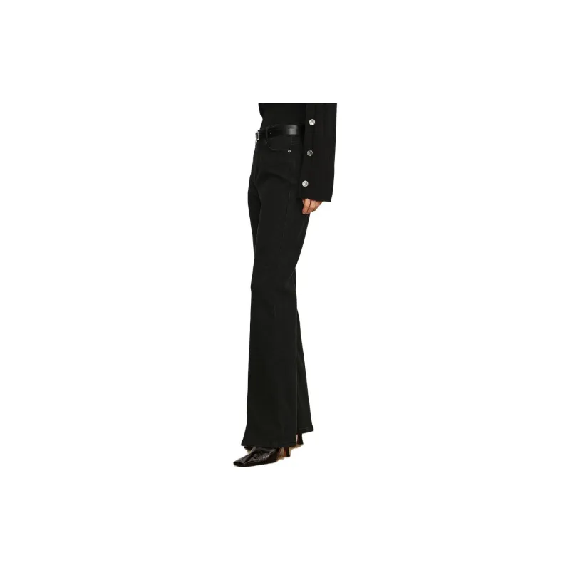 JZ. ANNAKRO Jeans Women's Plain Black-4
