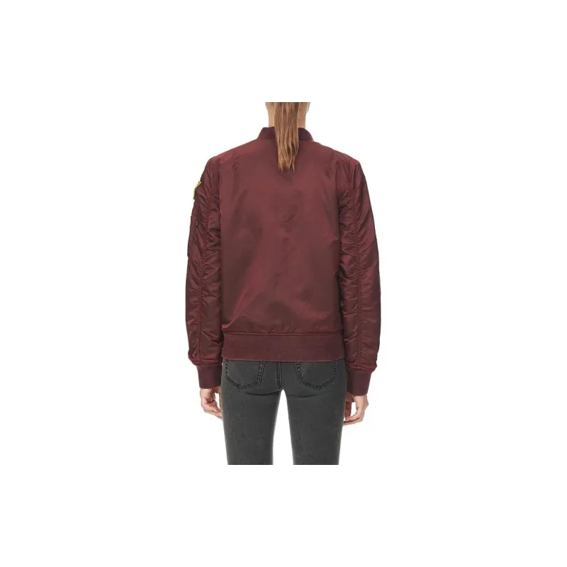 Alpha Industries x Nasa Jacket Women's Red-3