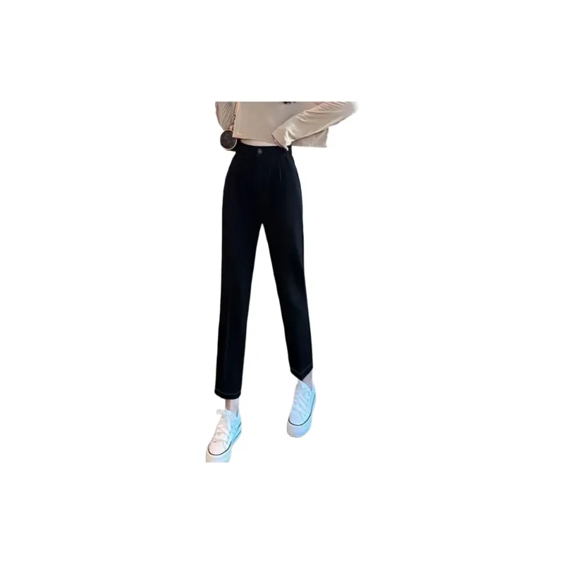 Ya Sheep People Casual Pants Women's Black-5