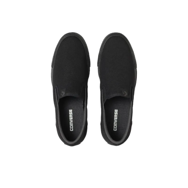 Converse Anti Slip Wear Resistant Low Top Canvas Shoes Women's Black-3