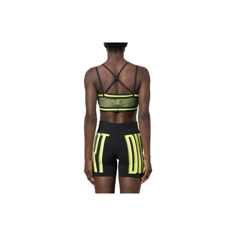 DIESEL Sport Sleeveless Sports Shirts Women's Fluorescent Yellow-2