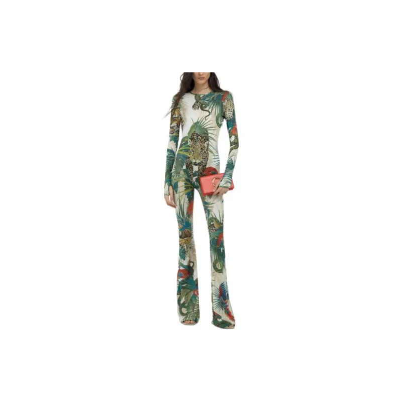 Roberto Cavalli SS24 Jumpsuit Women's Multicolor-4