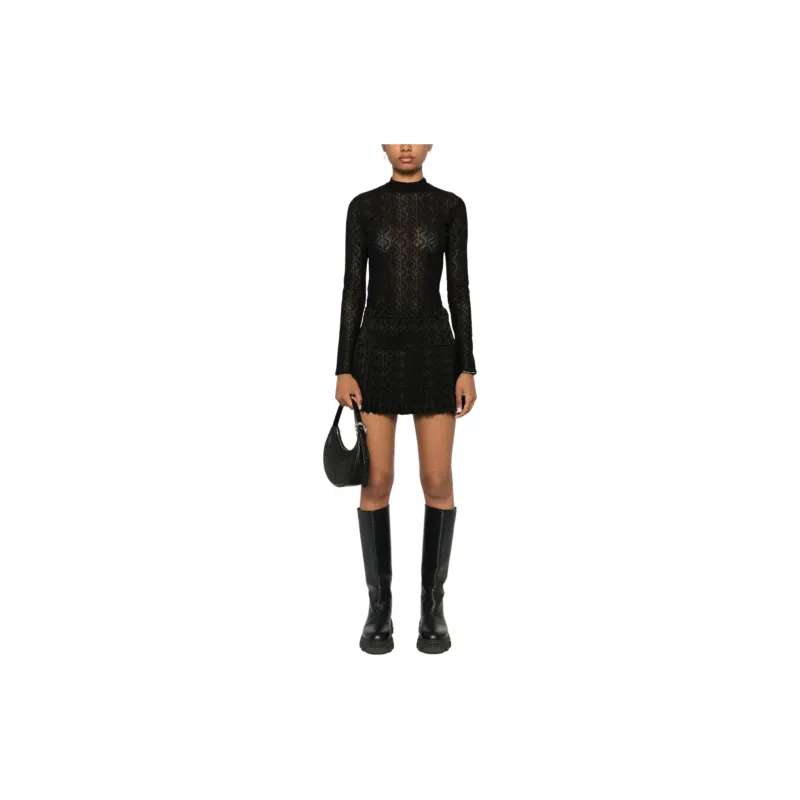 Marine Serre T Shirt Women's Black-1
