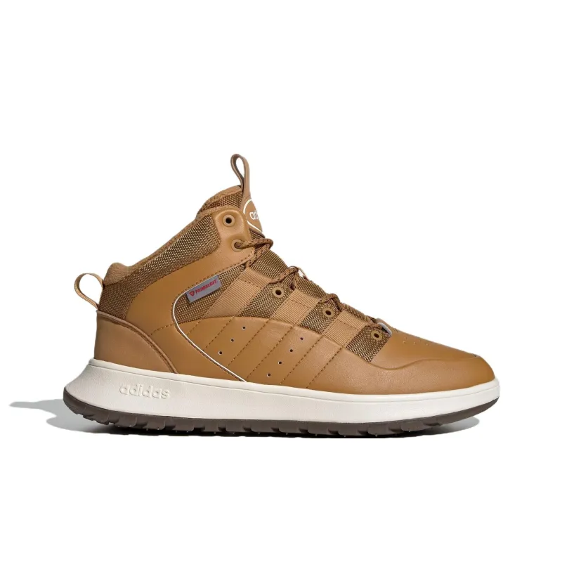 Adidas Anti Slip Wear Resistant High Top Vintage Basketball Shoes Unisex Brown-1