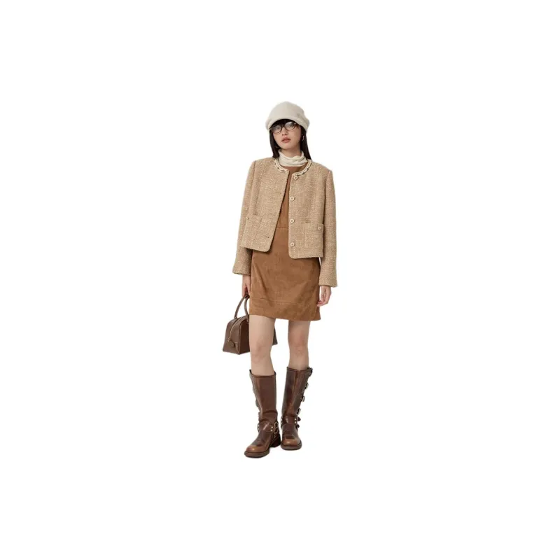 Omont Jackets & Coats Women's Yellow White Gradient-1