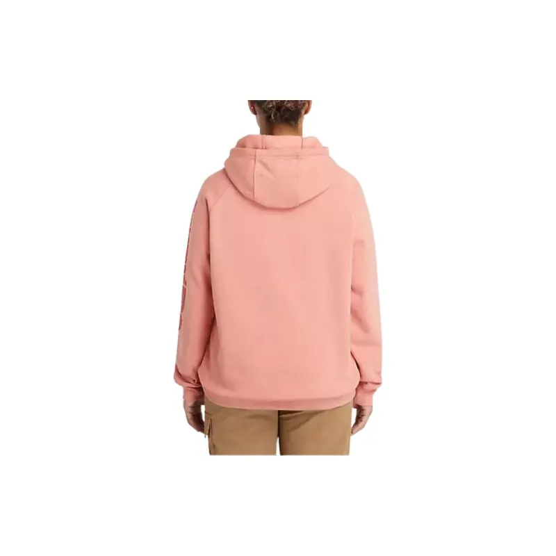 Timberland Hood Honcho Sport Hoodie Sweatshirt Women's Pink-2