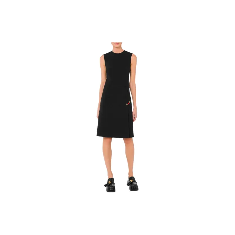 MOSCHINO Safety Pin detail Sleeveless Dress-1