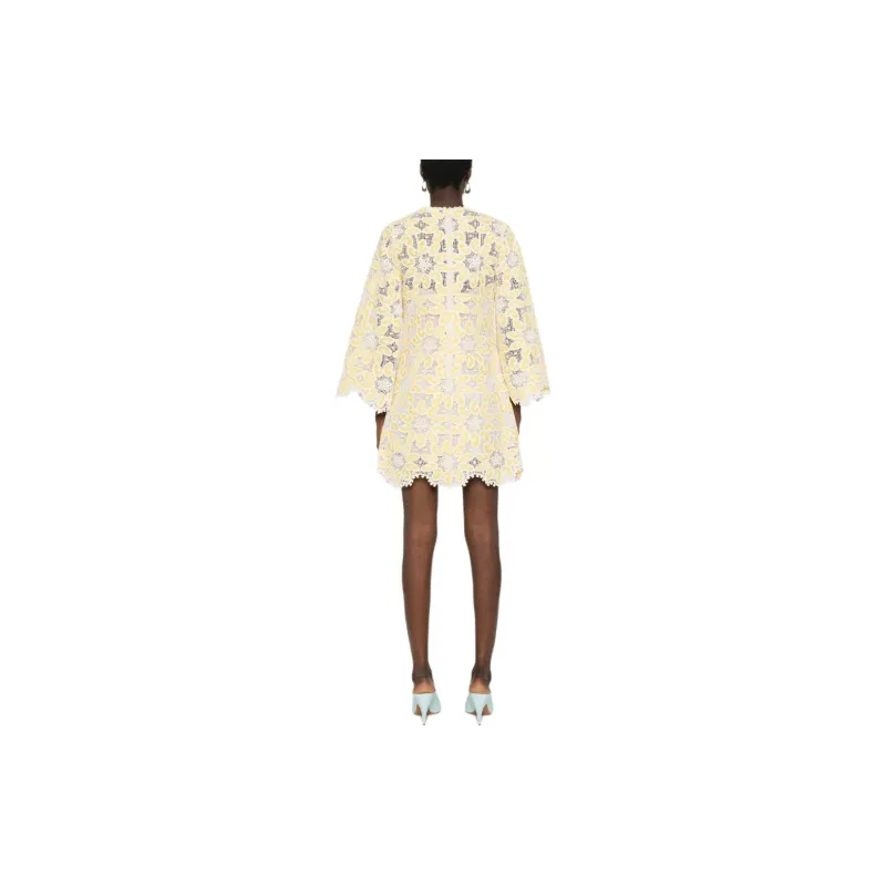 Zimmermann Crochet Knit Mini Dress-3