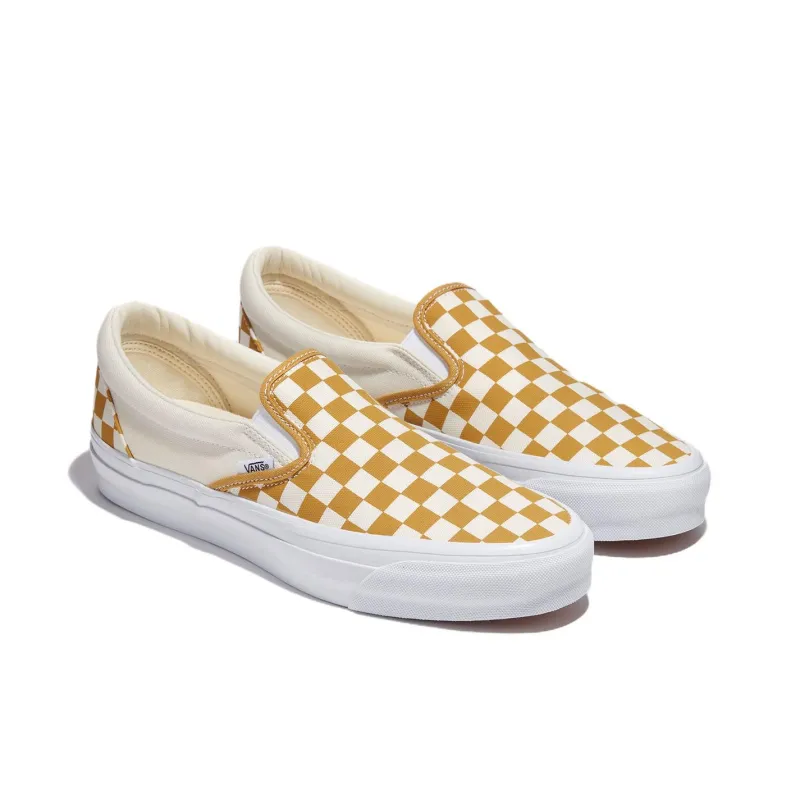Slip On Premium Vans 98 'Checkerboard Harvest Gold'-1