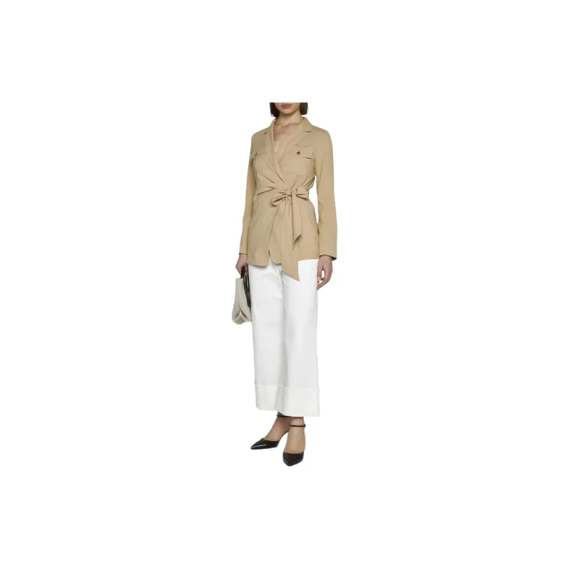 MaxMara Belted Overshirt Jacket-1