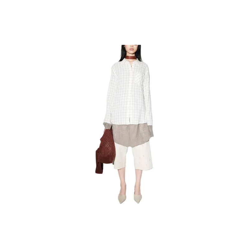 OUR LEGACY Daisy Check pattern Shirt-1