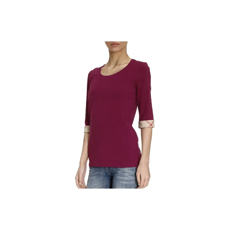 Burberry T Shirts Women's Pink-3