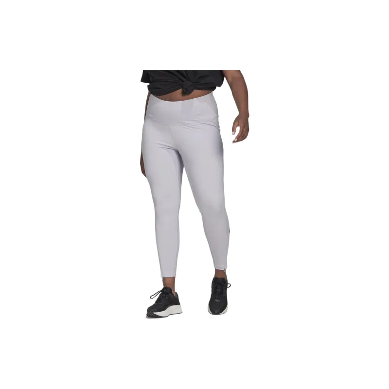 Adidas LEGGINGS PLUS SIZE Athletic Trousers Women's Silver Dawn-1