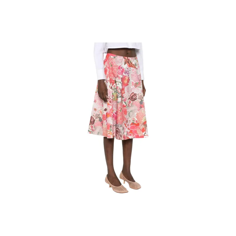 MARNI Allover Floral Printed Midi Skirt-2