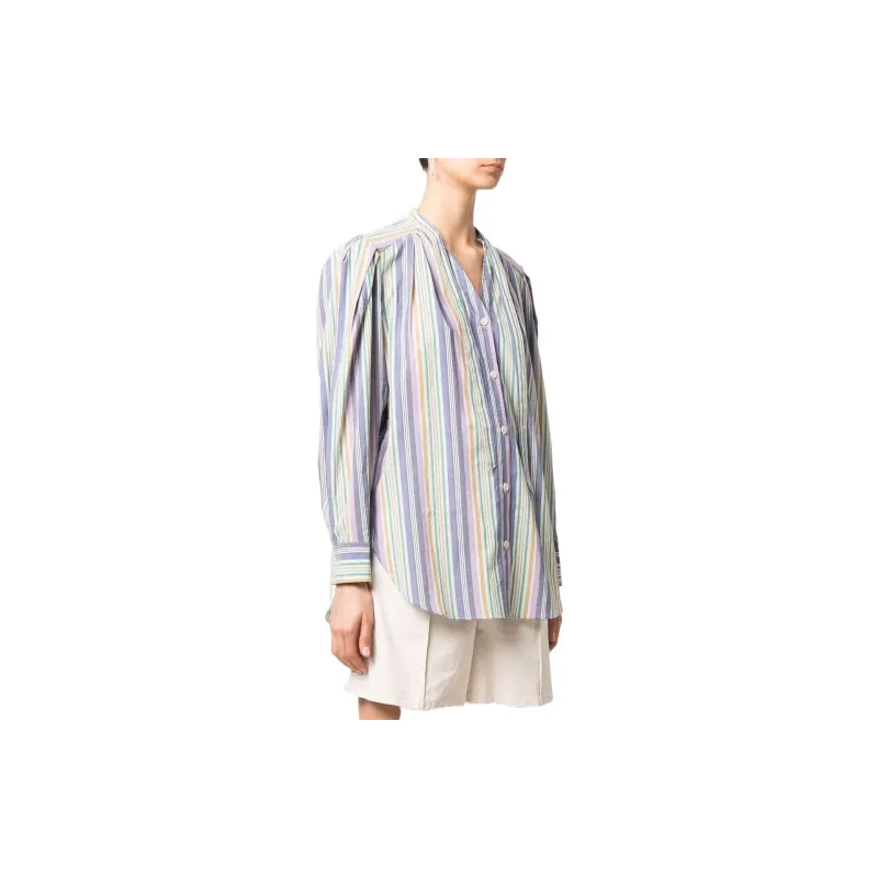 ISABEL MARANT Tiverna Striped Blouse-2
