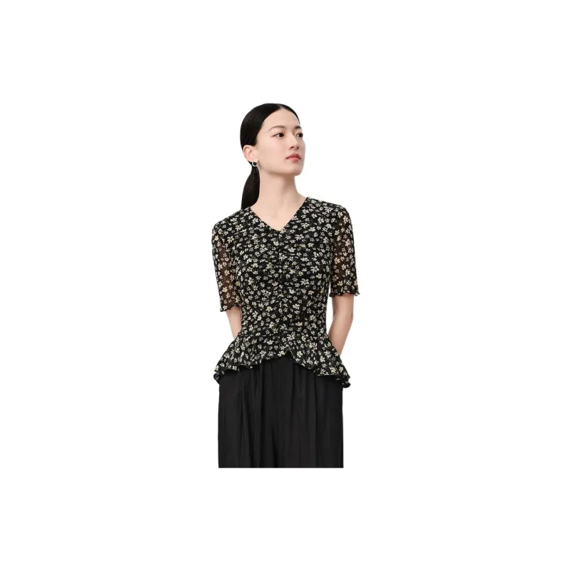 JZ. ANNAKRO Shirt Women's Heather Black-1