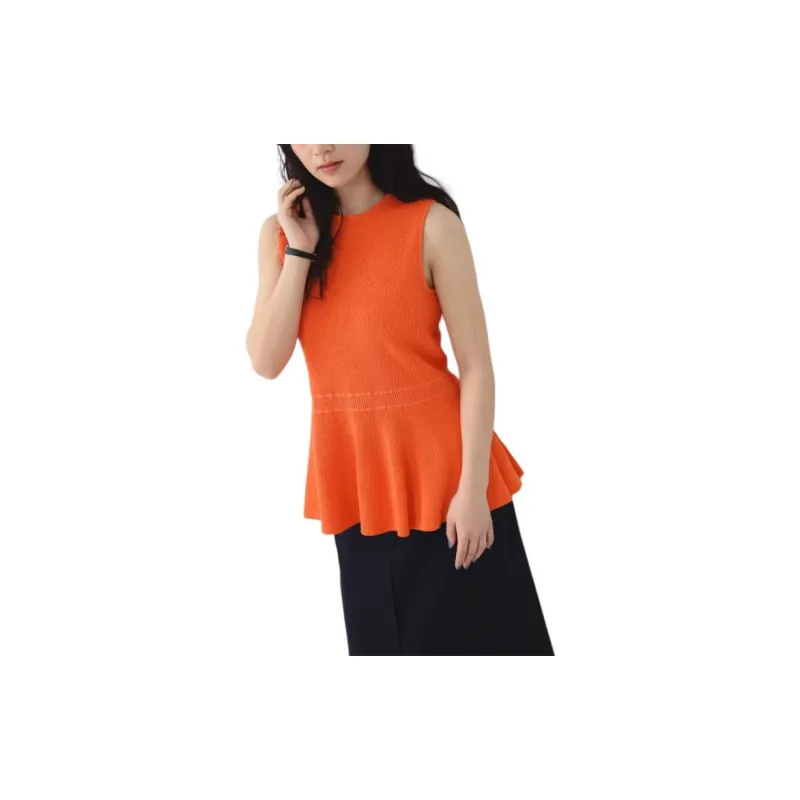 Beams T Shirts Women's Orange-4