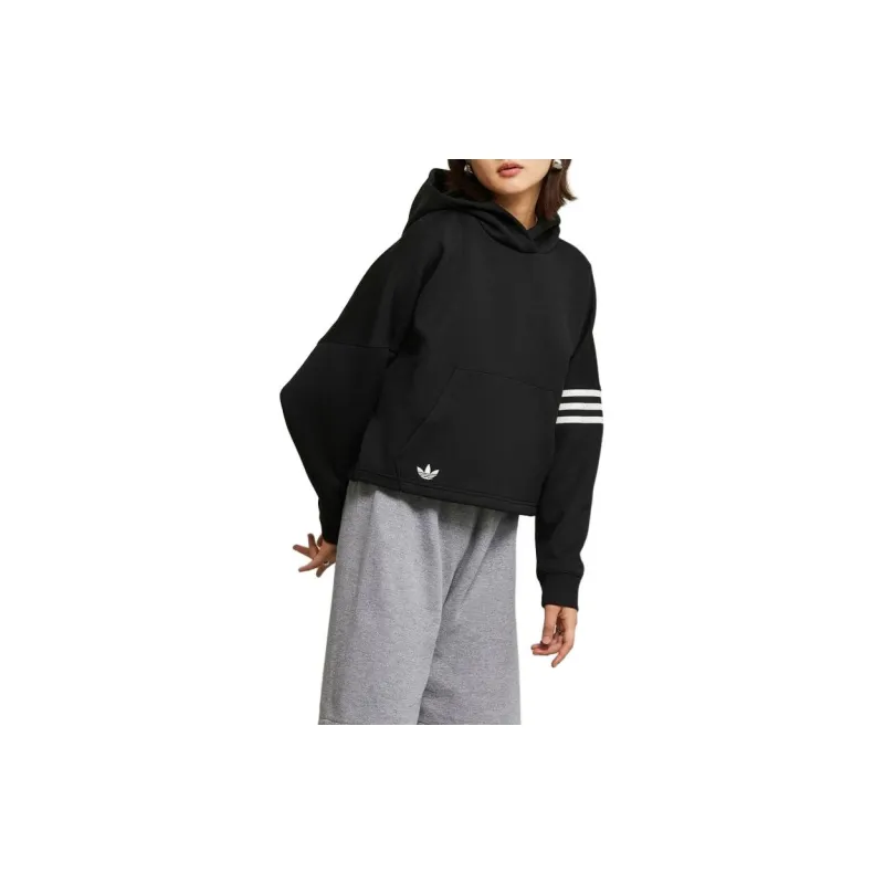 Adidas Neuclassics Hoodie Black/Cloud White-3