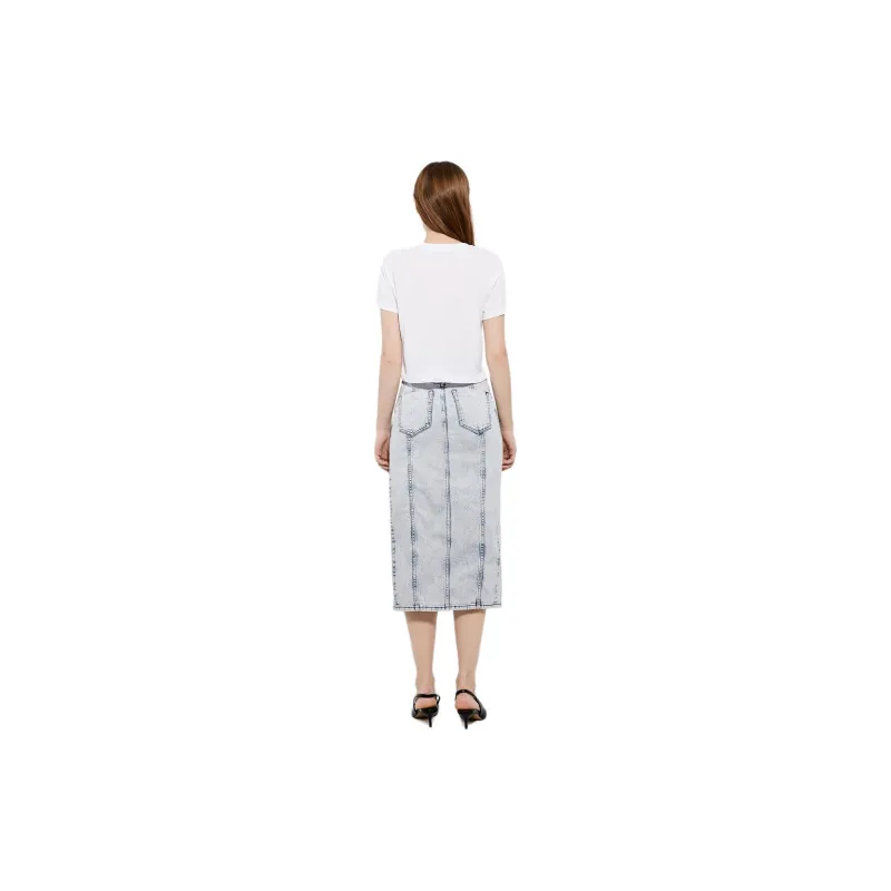 IRO NIGHT Denim Long Skirt Women's Denim Blue-1