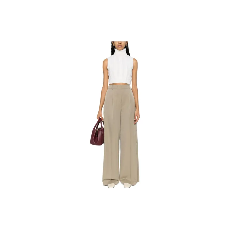 MaxMara Pleated Wide Leg Pants-1