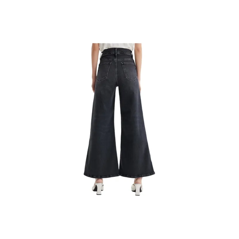 FRAME Le Palazzo Cropped Jeans-1