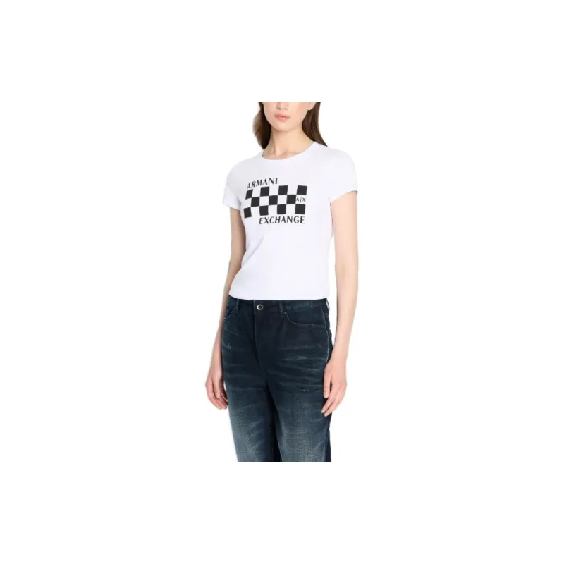 ARMANI EXCHANGE T Shirts Women's White-1