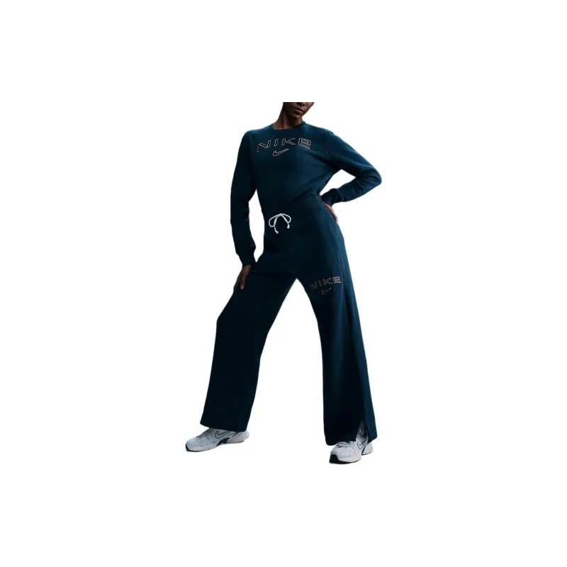 Nike Sportswear Phoenix Fleece Knitted Sports Pants Women's Marine Blue-2