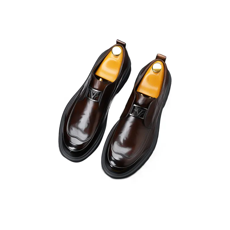GZZ Business Formal Wide Fit Big Head Casual Shoes Men's-7