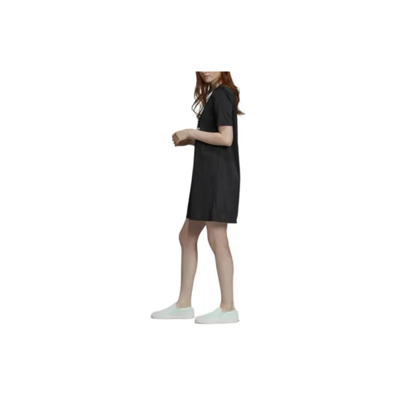 Adidas Originals TEE DRESS Short Sleeved Dresses Women's Black-3