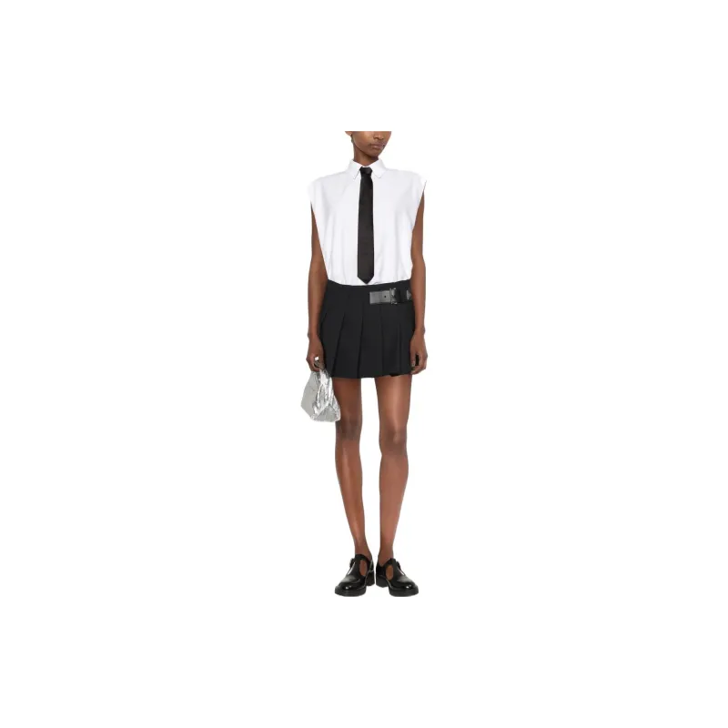 PRADA Casual Short Skirts Women's Black-1
