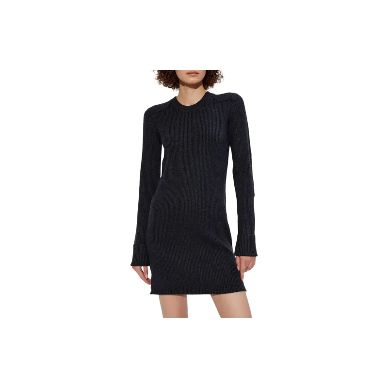 ISABEL MARANT ETOILE Garner Long-Sleeved Knitted Mini Dress-1