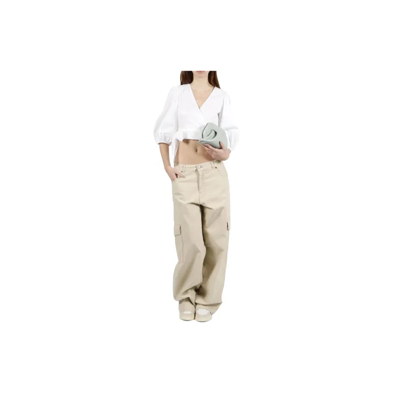 RED VALENTINO Crop Tops Women's White-1