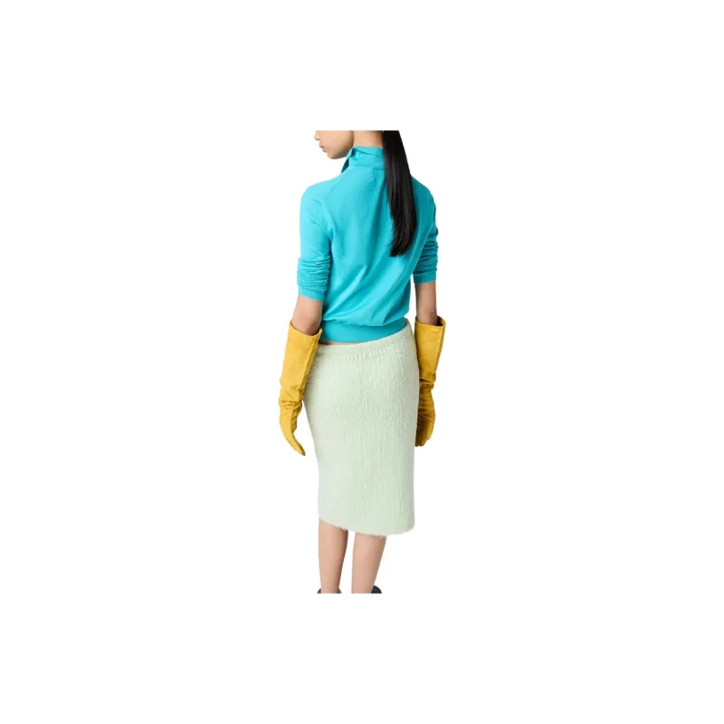 MIU MIU Cashmere Sweater Women's Turquoise-3