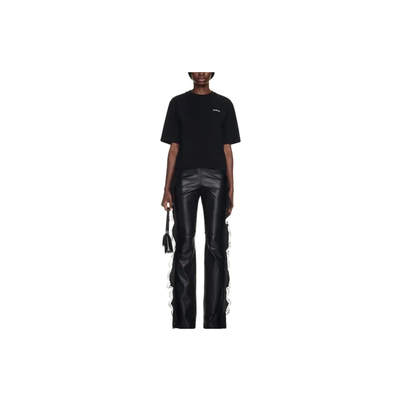 OFF-WHITE Logo Printed Crewneck T-Shirt-3