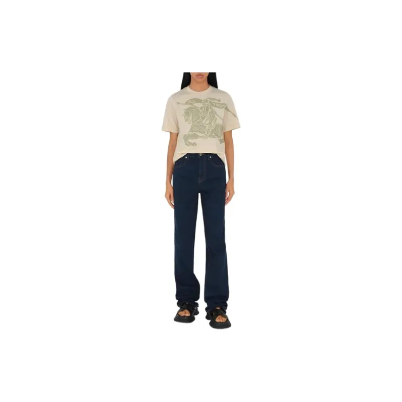 Burberry Ekd Printed Crewneck T Shirt-3