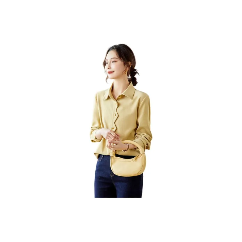 TERRE BLEUE Shirt Women's Yellow-2