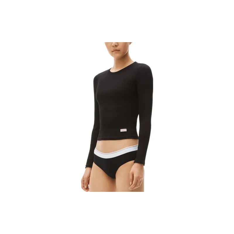 Alexander Wang Ribbed Long-Sleeved T-Shirt-2