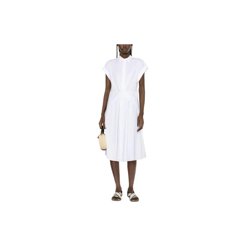 Polo Ralph Lauren Short Sleeved Dresses Women's White-1