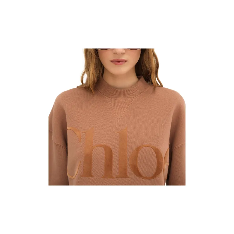 Chloé Logo embossed Sweatshirt-3
