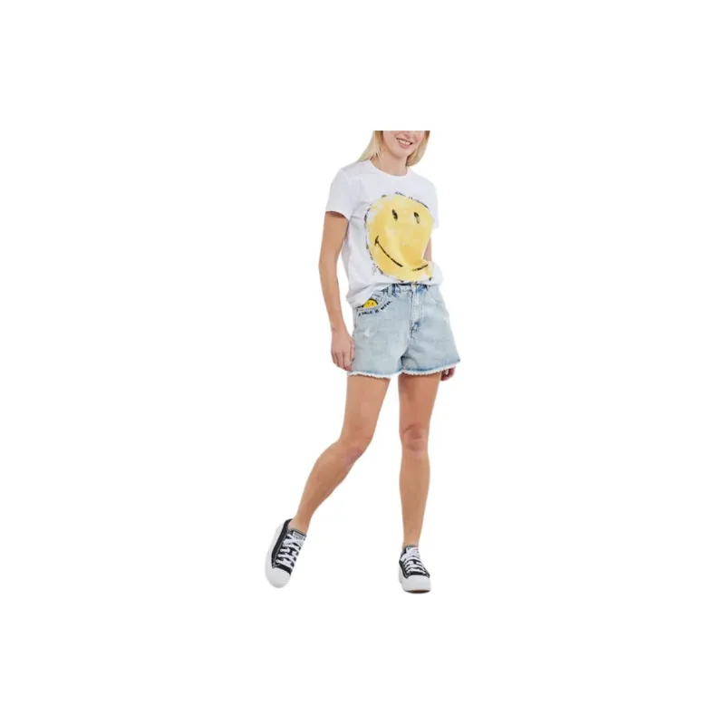 Desigual Denim Shorts Women's Blue-2
